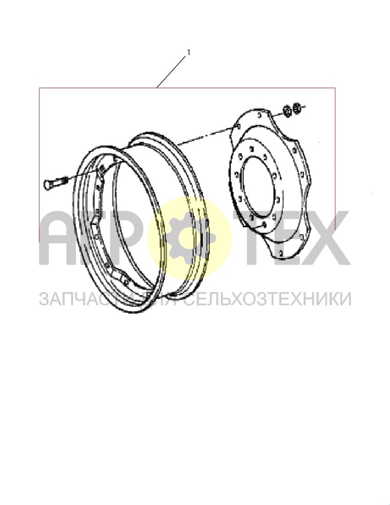 Чертеж Кронштейн и розетки (RC2.14.003)